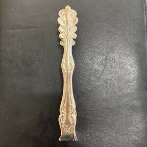 Vintage Sheridan E.P. Brass Silver Plate Sugar/Serving Tongs